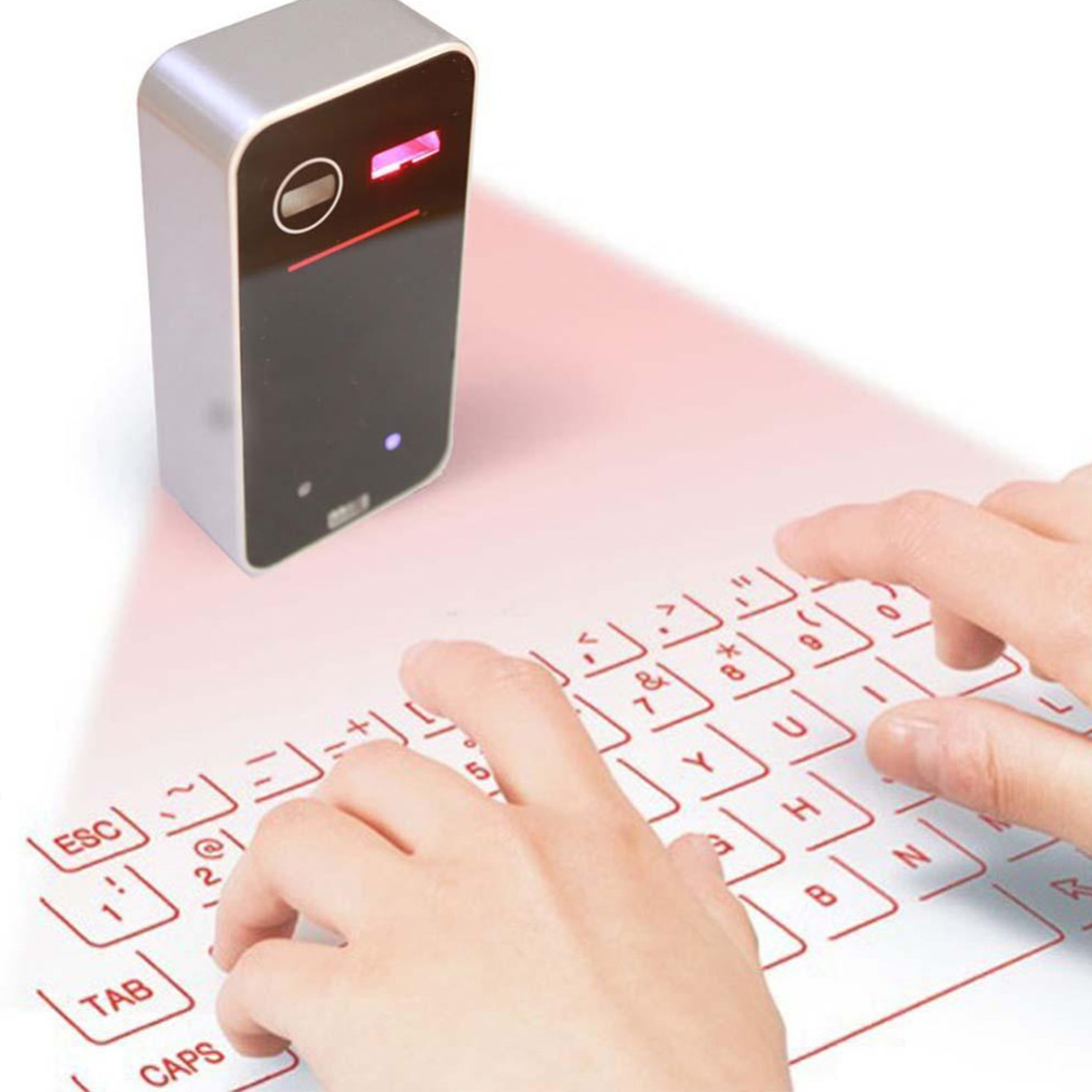 Gaming Keyboard Mini - Portable Wireless Laser Keyboard Virtual Projection