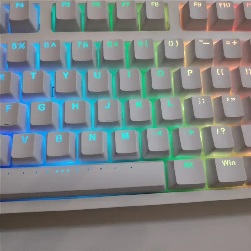 Keyboard Gaming Blue Switch - RGB Gaming Keyboard 87 keys with