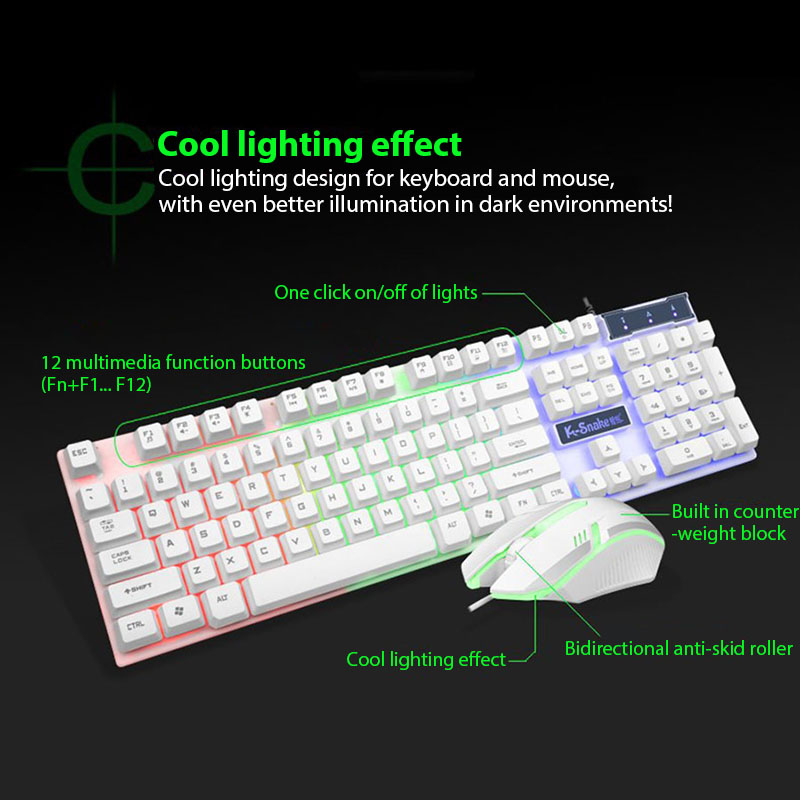 KM320 Keyboard And Mouse Set W - Gaming Keyboard Mouse And Headset Combo 评论和价格