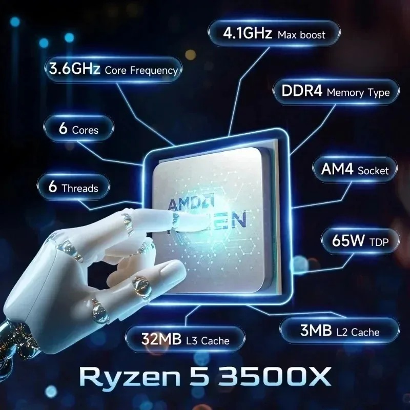 AMD R5 3500X Original Brand Ne - Amd Cpu Ryzen 5 评论和价格