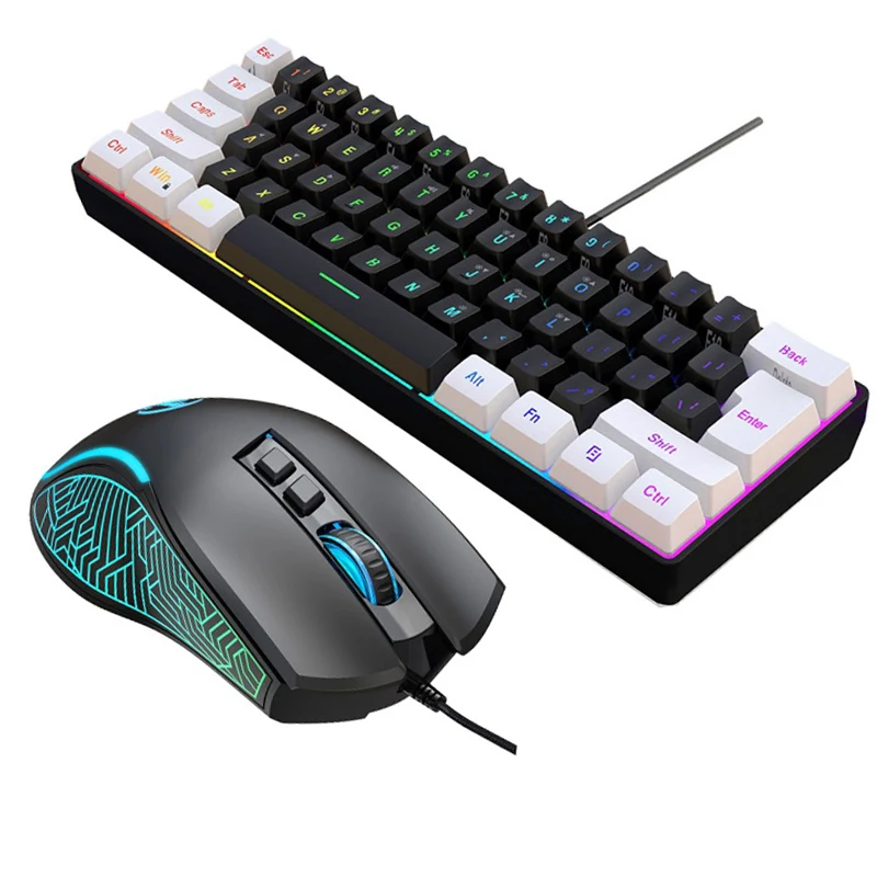 Keyboard and Mouse 60% Compute - Gaming Keyboard Mouse And Headset Combo 评论和价格
