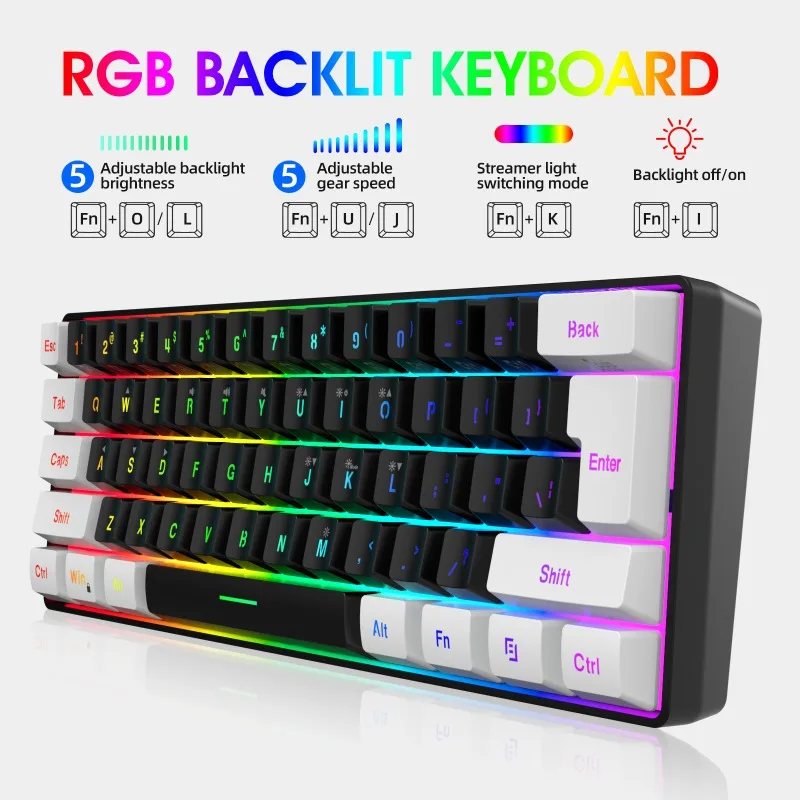Keyboard and Mouse 60% Compute - Gaming Keyboard Mouse And Headset Combo 评论和价格