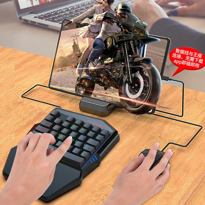 T-WOLF TF900 One Handed Keyboa - Gaming Keyboard Mouse And Headset Combo 评论和价格