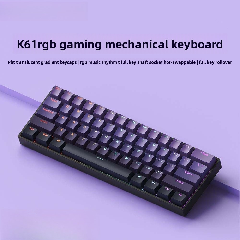 Teclado 60% Wireless Bluetooth - Keyboard Gaming Blue Switch 评论和价格