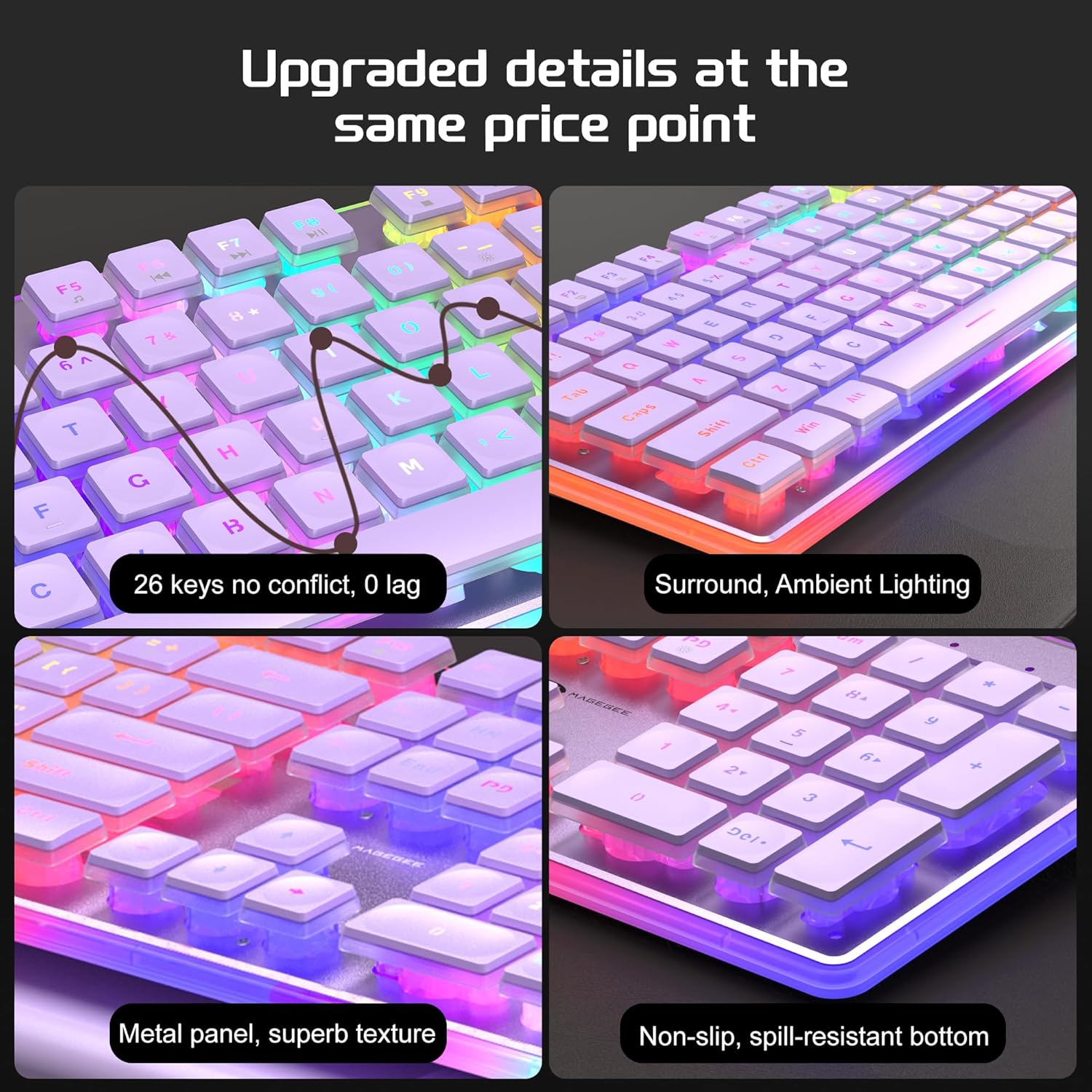 MageGee Gaming Keyboard and Mo - Gaming Keyboard Mouse And Headset Combo 评论和价格