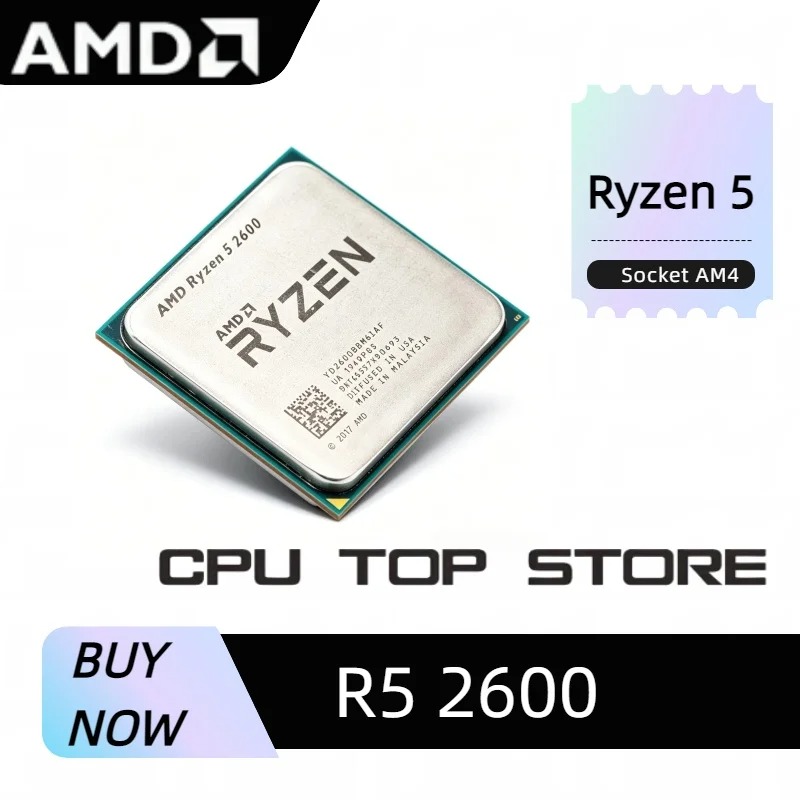 AMD Ryzen 5 R5 2600 3.4GHz 6-C - Amd Cpu Ryzen 5 评论和价格