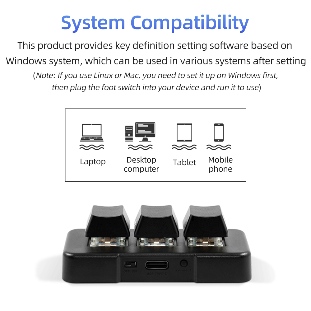 MK321-Pro Small Keyboard 3-key - Gaming Keyboard Mini 评论和价格