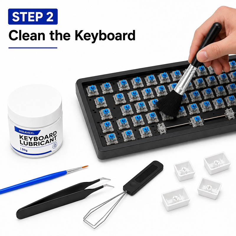 MIRAVEXL Keyboard Lube Kit 50g - Gaming Keyboard That Is Quiet 评论和价格