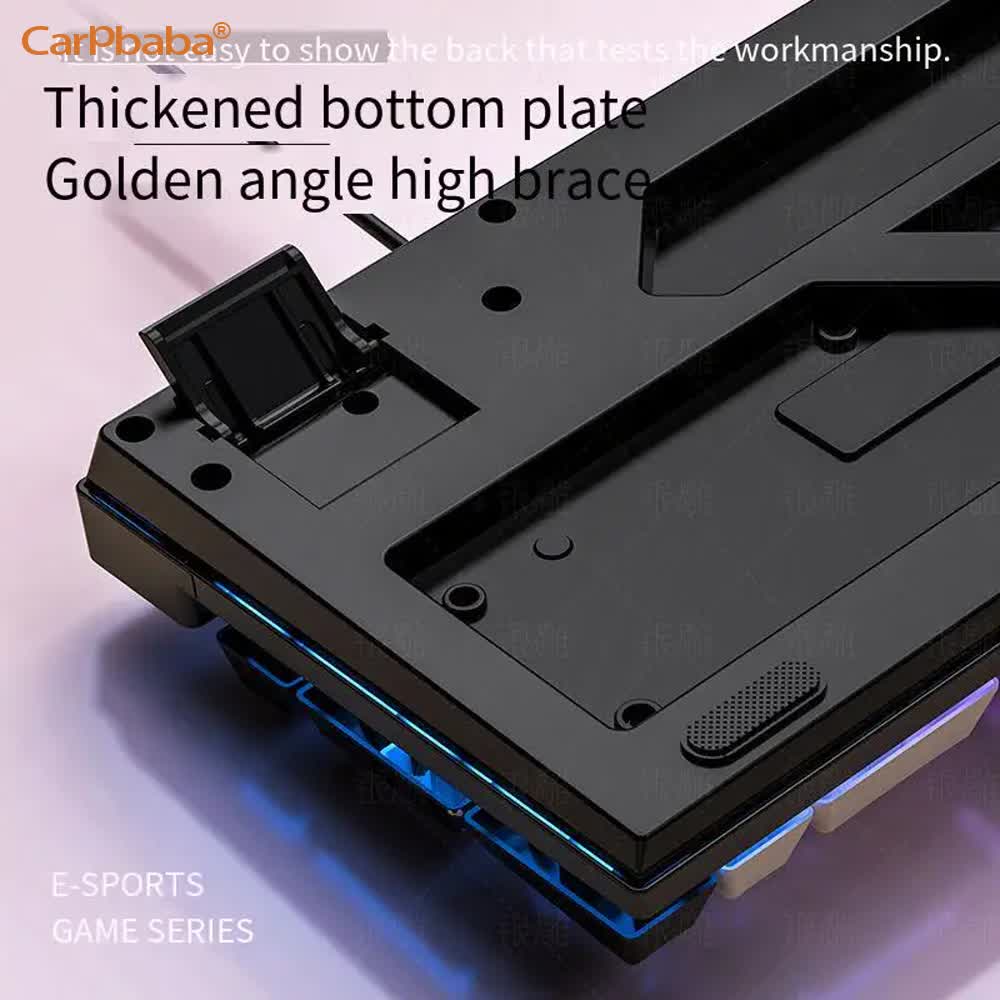 Carpbaba K500 104 Key USB Wire - Gaming Keyboard Budget 评论和价格