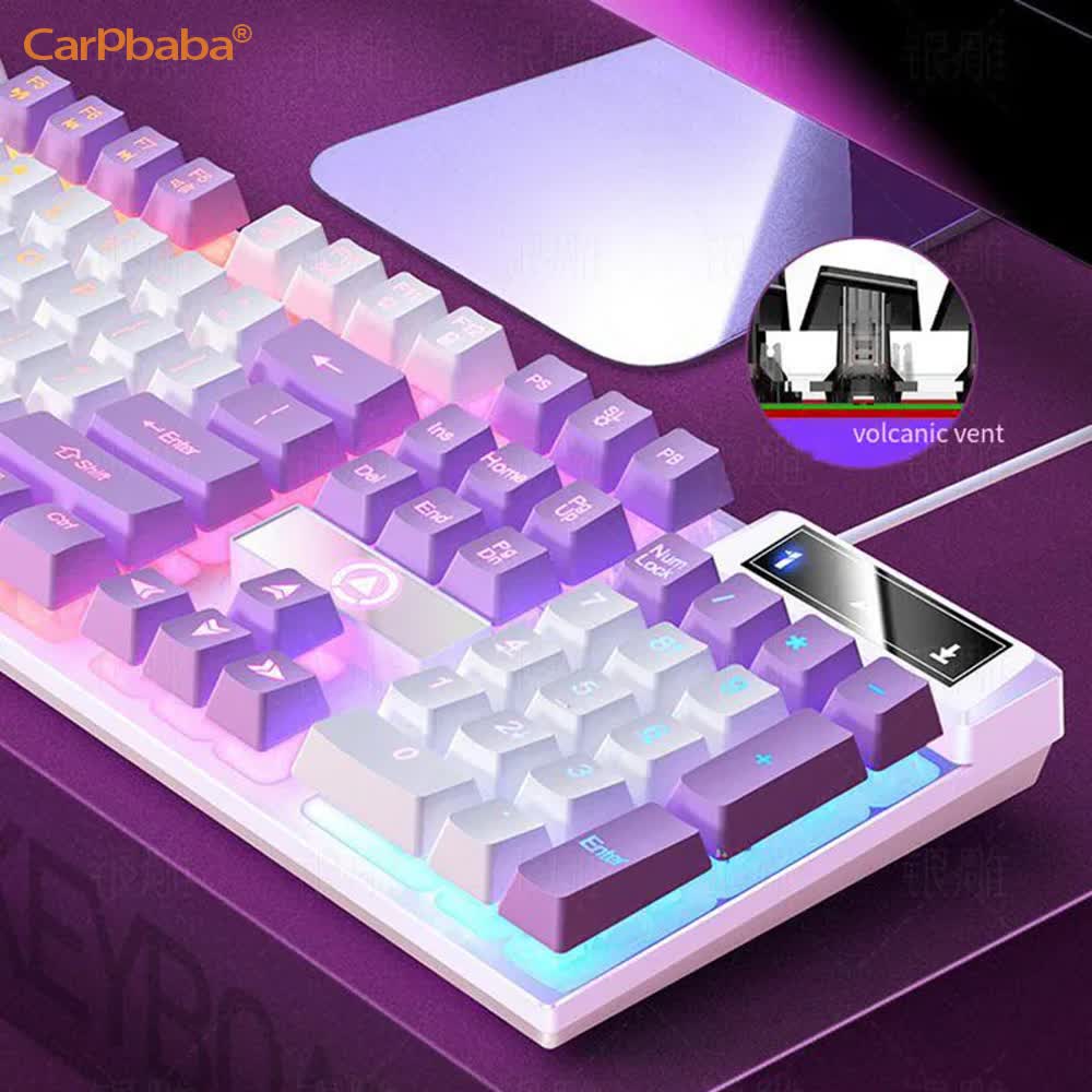 Carpbaba K500 104 Key USB Wire - Gaming Keyboard Budget 评论和价格
