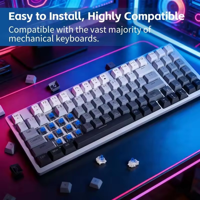 10-30Pcs 3 Pin Blue Red Brown  - Gaming Keyboard Mechanical 评论和价格