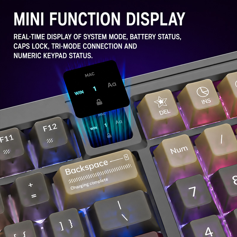 Langtu T98 Tri Mode RGB Custom - Gaming Keyboard Bundle 评论和价格