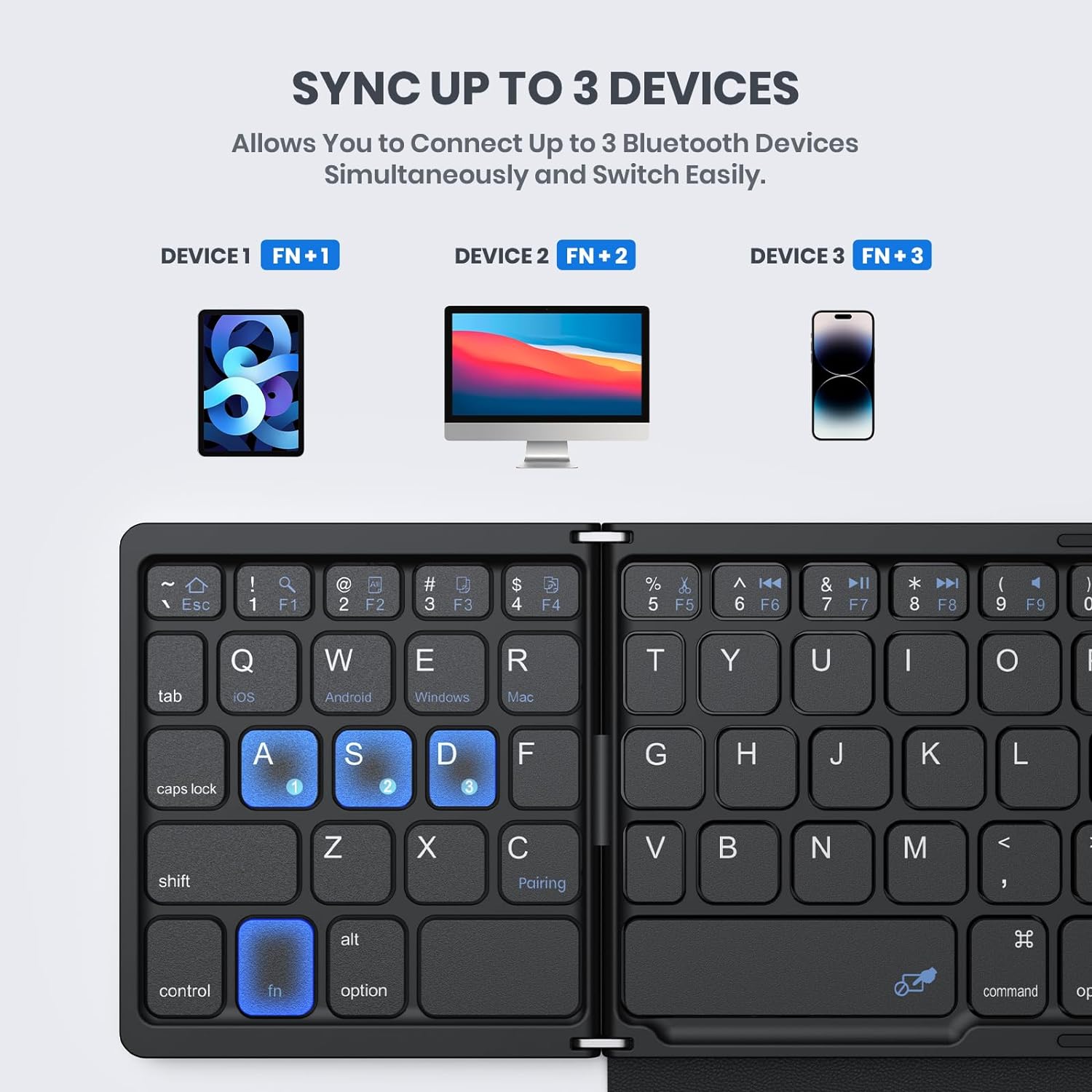 Mini Portable Folding Keyboard - Gaming Keyboard Budget 评论和价格