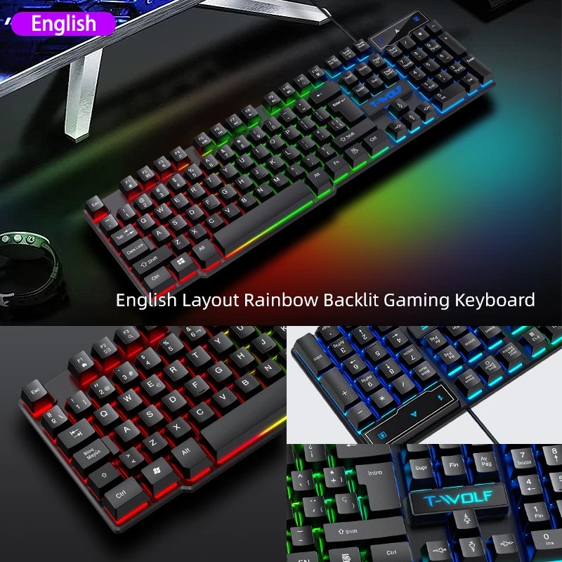 5-in-1 Set Gaming Combo Keyboa - Gaming Keyboard Mouse And Headset Combo 评论和价格