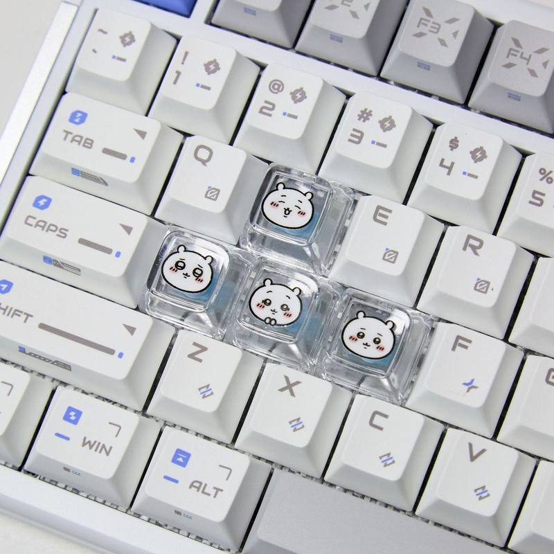 Chiikawa 4 Pcs Handmade Transp - Gaming Keyboard Esports 评论和价格