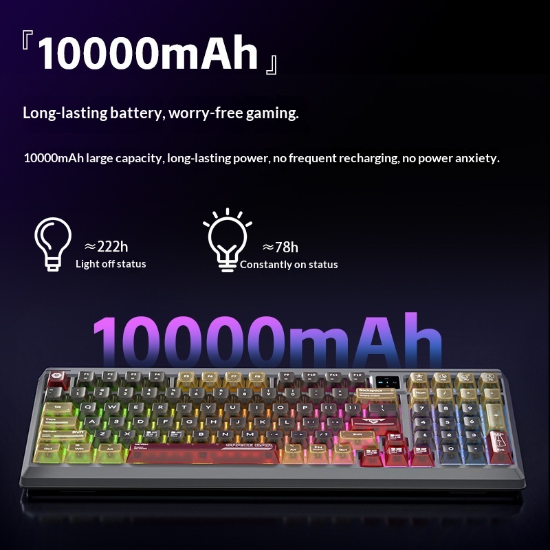 Bestseller T98 Tri-Mode Mechan - Gaming Keyboard Not Typing 评论和价格