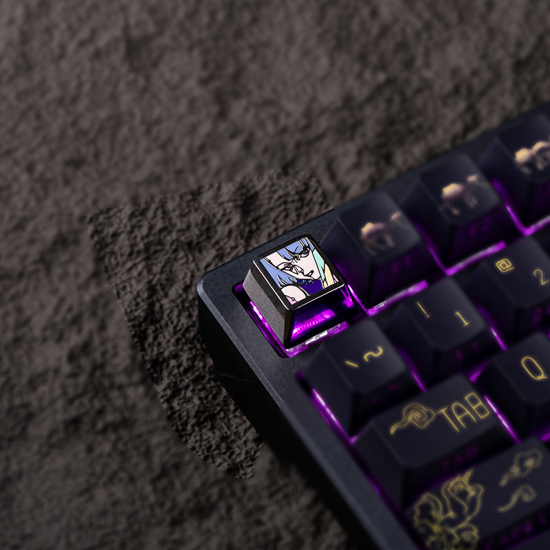 Anime Keycaps Cyberpunk 2077 T - Gaming Keyboard Mechanical 评论和价格