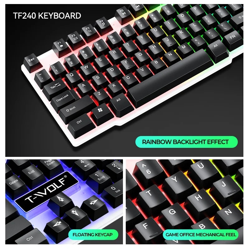 NEW USB Keyboard And Mouse Gam - Gaming Keyboard Mouse And Headset Combo 评论和价格
