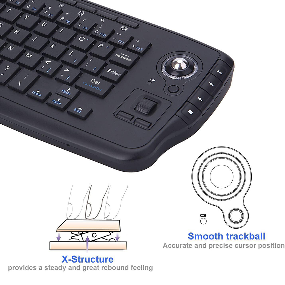 Jomaa Portable USB Wireless Tr - Gaming Keyboard Budget 评论和价格