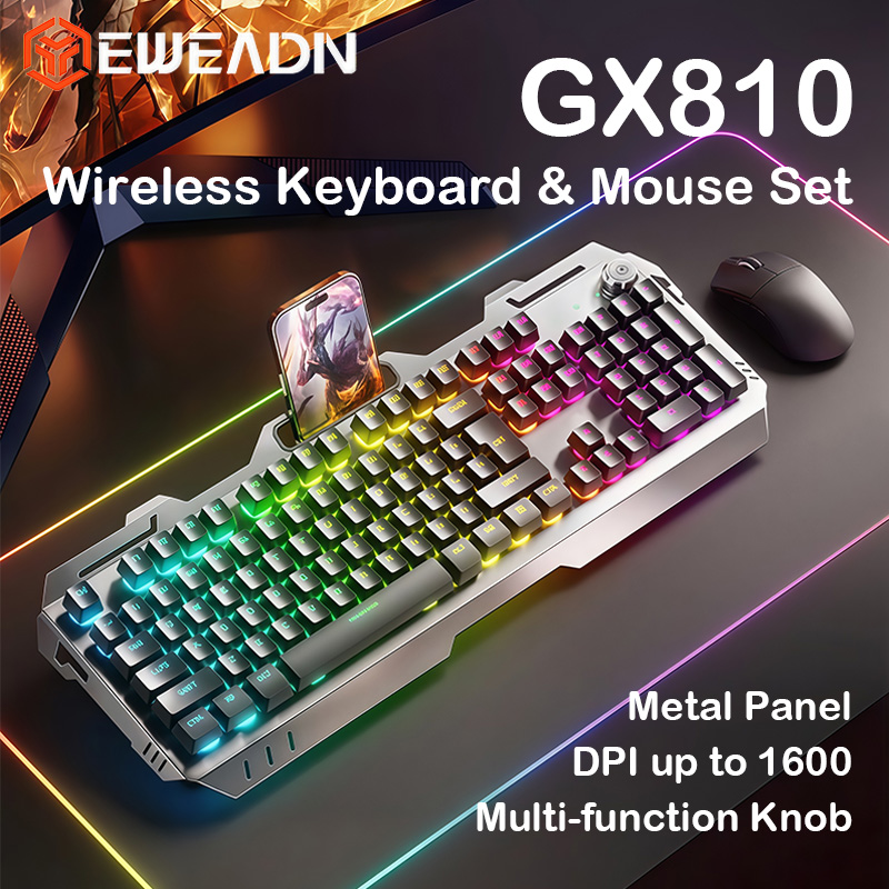 EWEADN GX810 Wireless Keyboard - Gaming Keyboard Mouse And Headset Combo 评论和价格